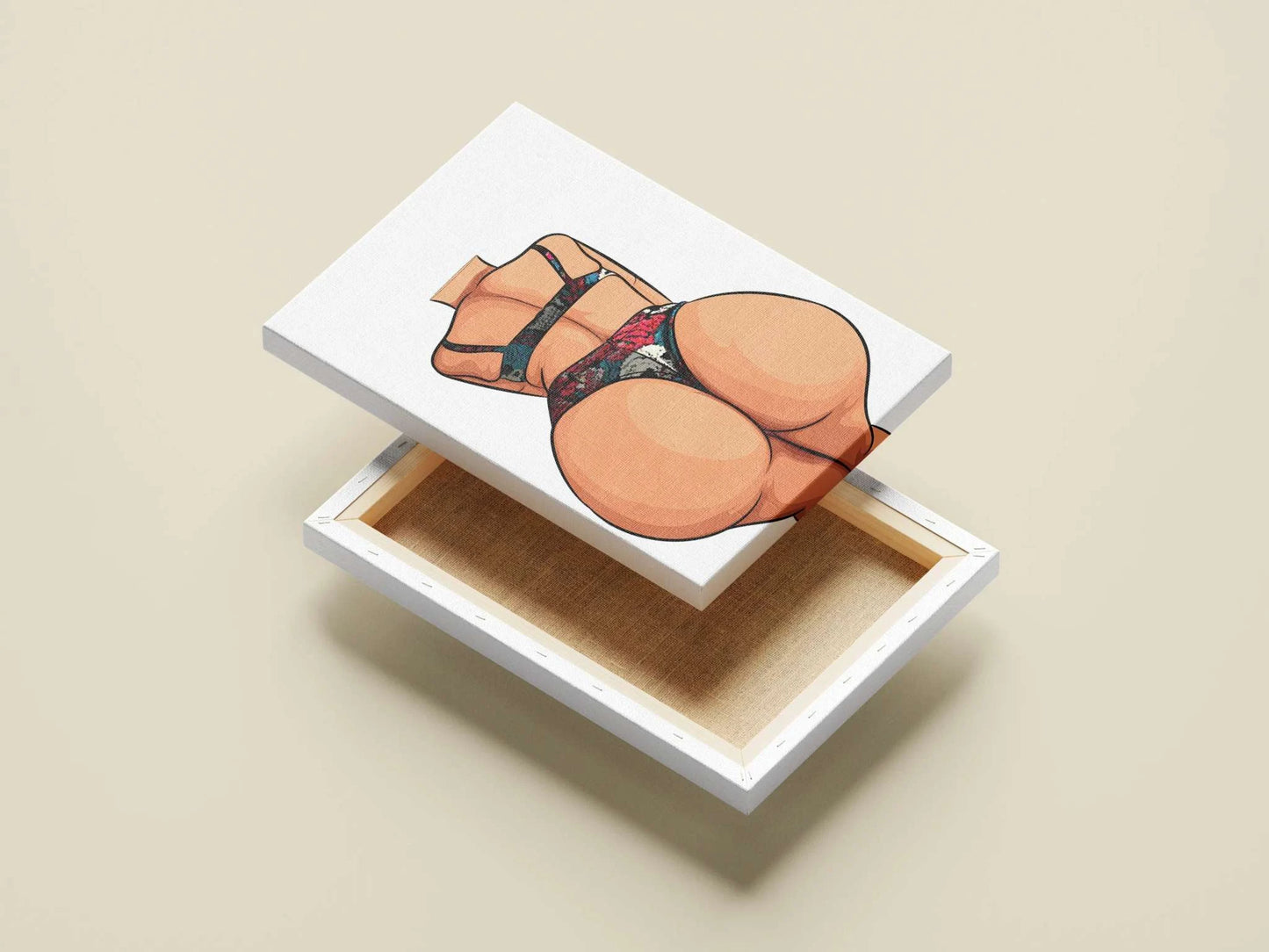 Model 6 - Baked Art digital artwork featuring lingerie-clad figure with intricate detailing and lifelike proportions.