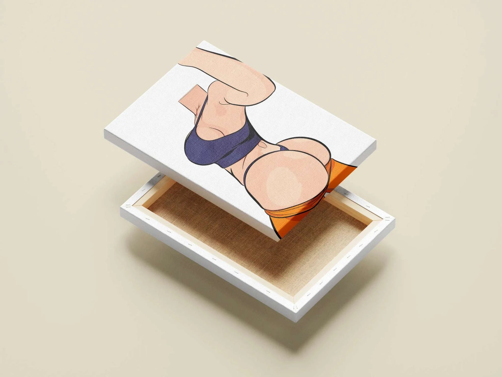 High-quality digital art of a sophisticated female figure for customization and print.