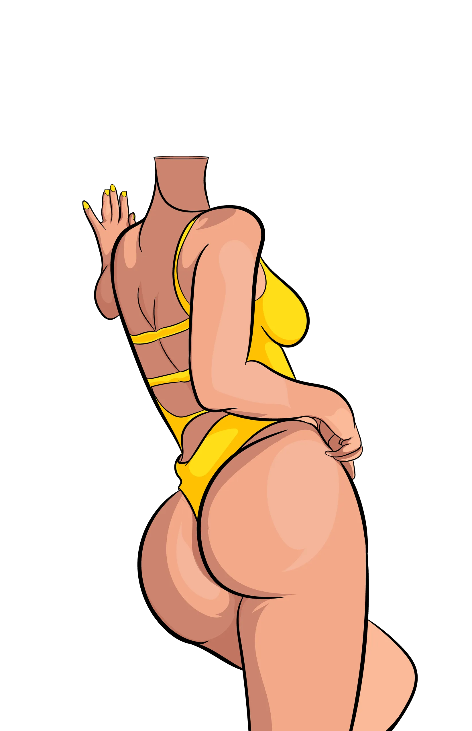 Digital illustration of Baked Art - Model 73 in vibrant colors and bold curves.