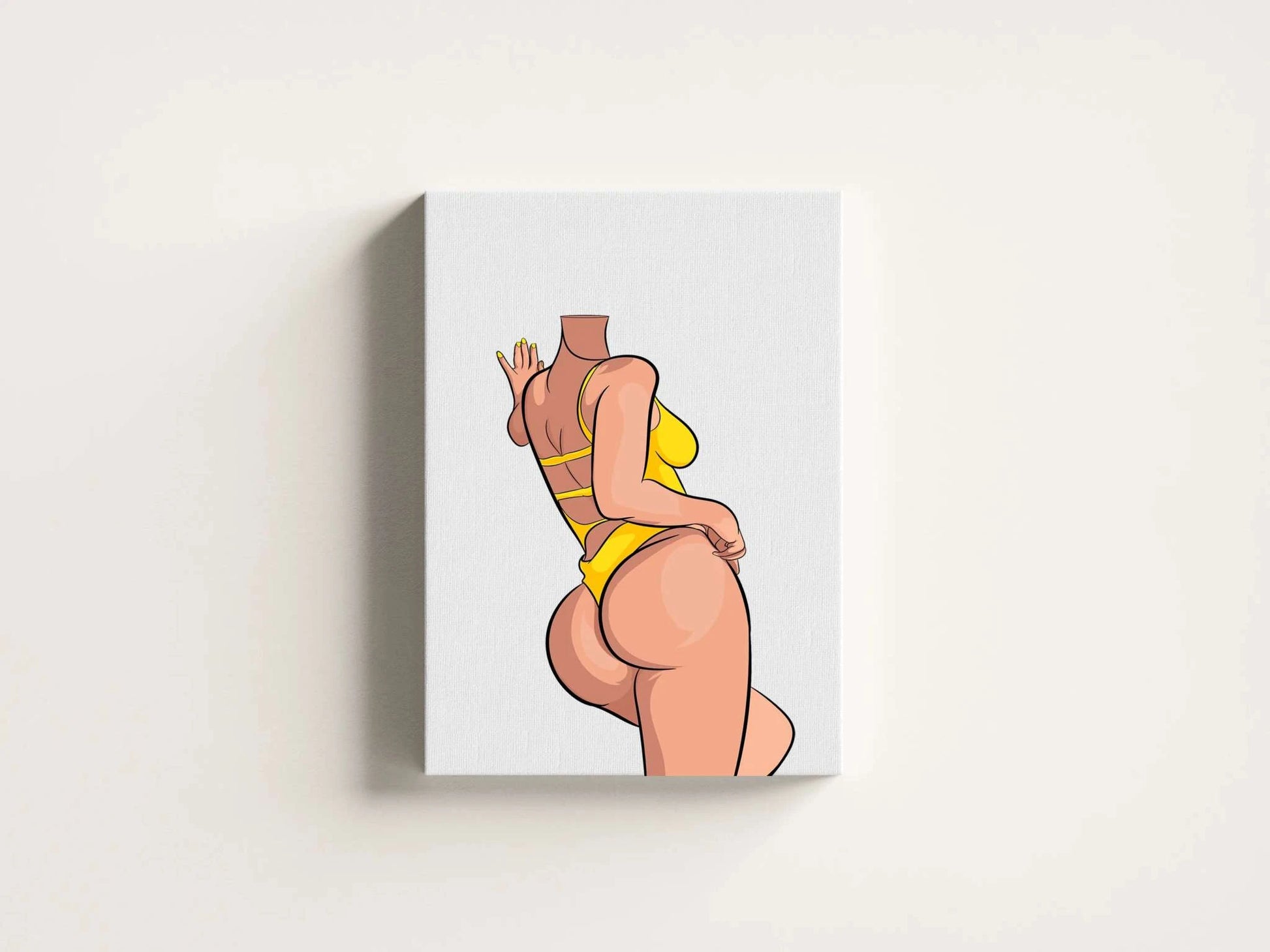 Digital illustration of Baked Art - Model 73 showcasing bold curves in vibrant colors.