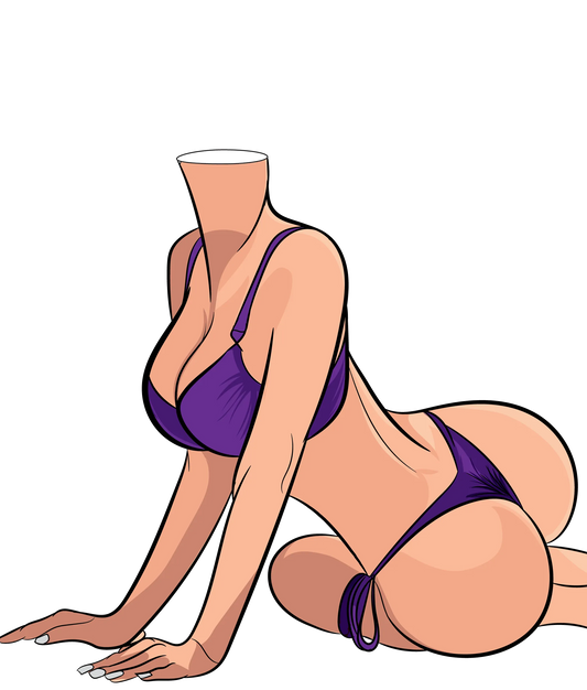 Digital artwork of "Baked Art - Model 74" featuring bold lines and vibrant colors in a modern design.