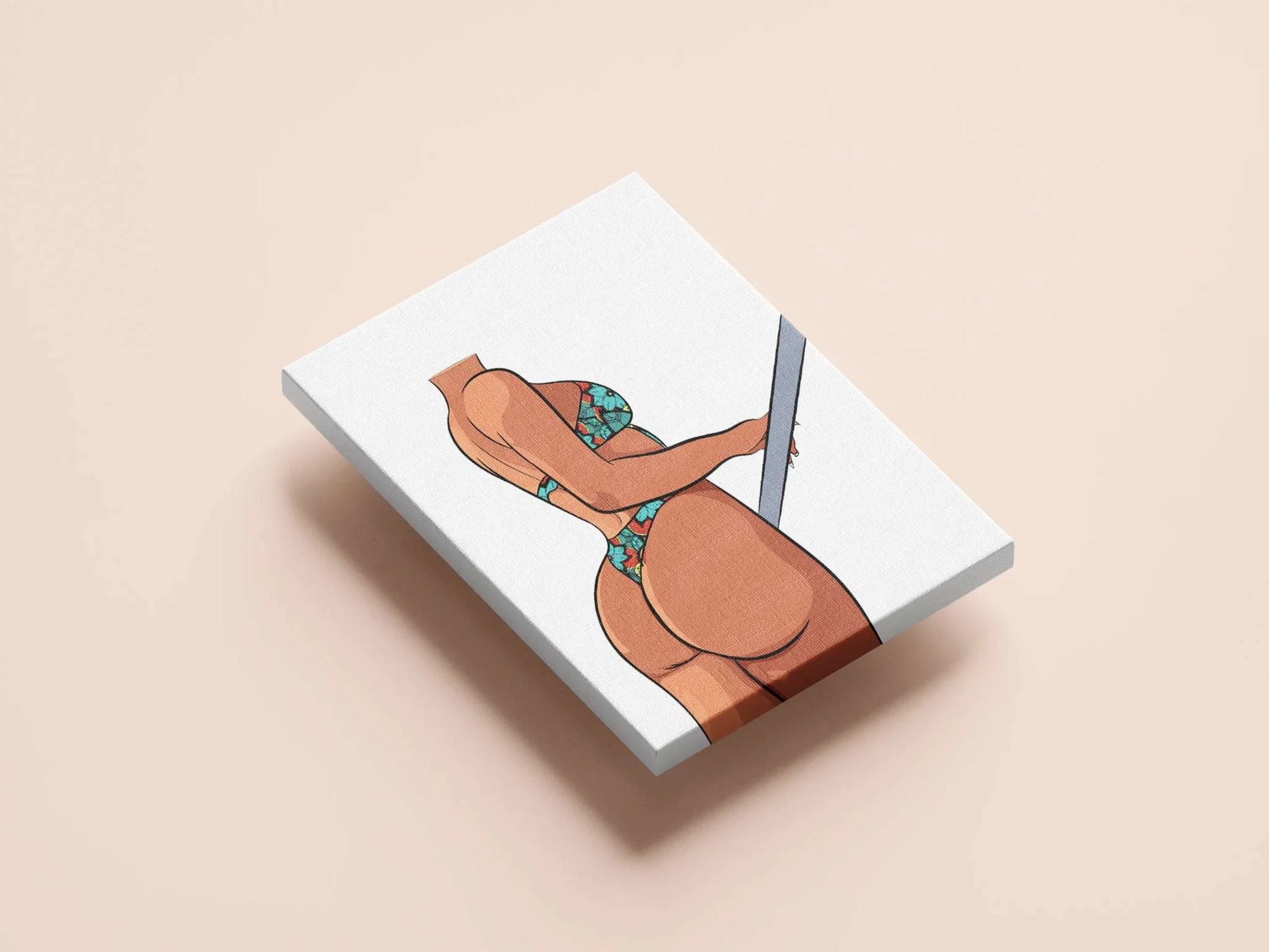 Model 7 - Baked Art digital design showcasing stylish bikini and elegant anatomy.
