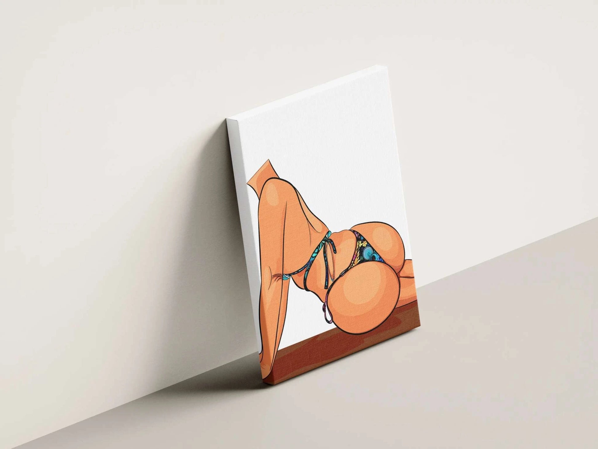 Bikini Model 8 digital artwork by Digitalized Arts, featuring intricate detailing and lifelike anatomy in a chic pose.
