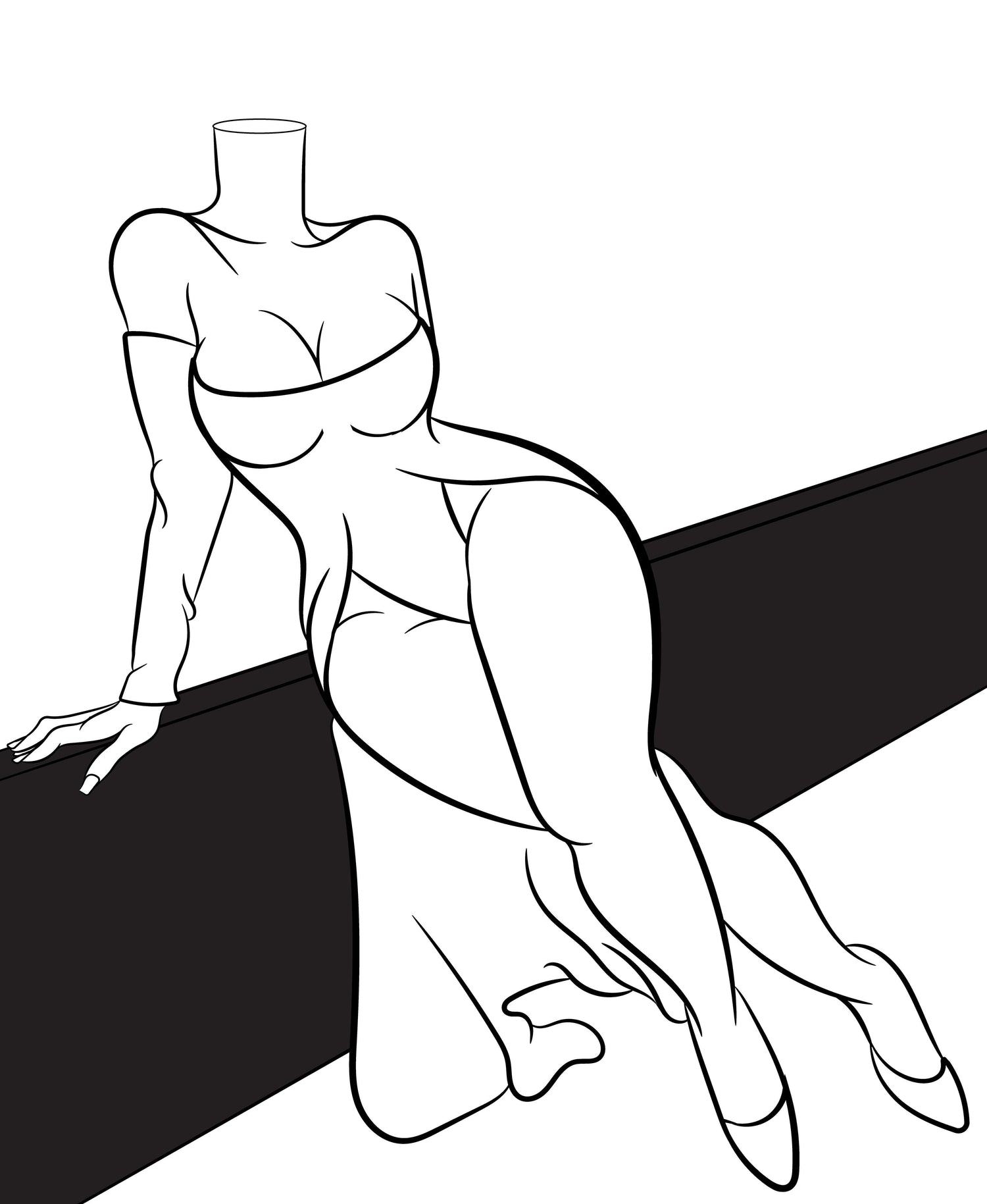 Line Art - Dresses