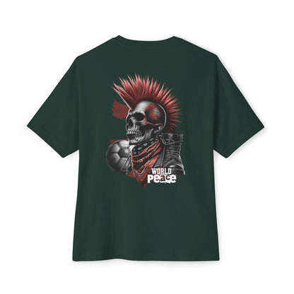 F&BPD - World Peace Oversized Tee – Hope & Unity Statement Shirt