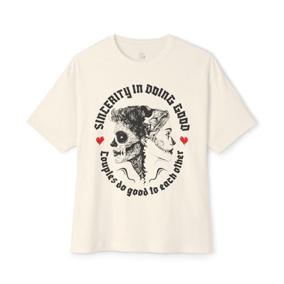 FPD - Sincerity in Doing Good Oversized Tee – Kindness Statement Shirt