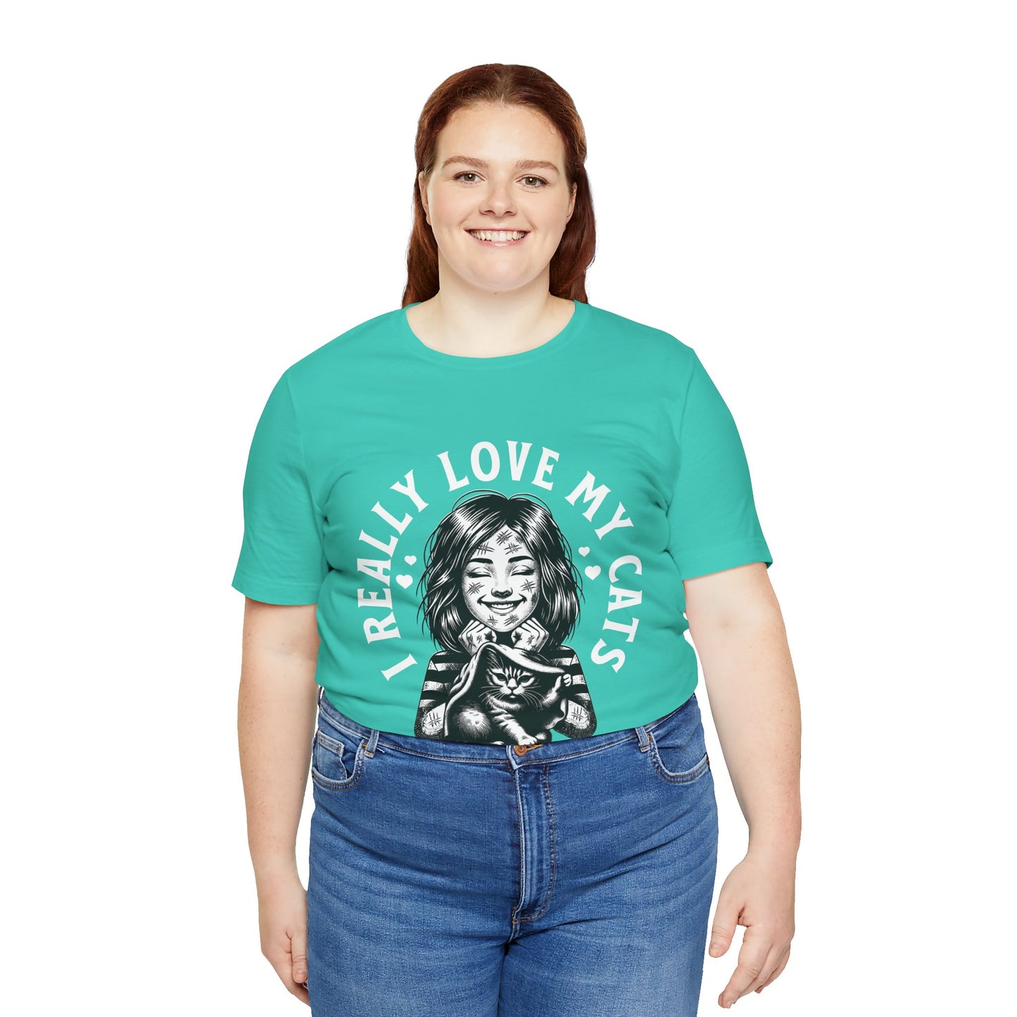 I Really Love My Cats T-Shirt | Cute Cat Lover Unisex Tee - FPD