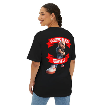 Oversized Sarcasm Streetwear Tee – “Please Advise Yourself” - BPD