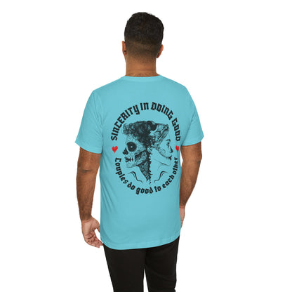 F&BPD - Unisex T-shirt - Sincerity in Doing Good Tee – Kindness Statement Shirt