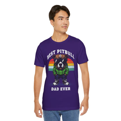 FPD - Unisex T-shirt - Best Pitbull Dad Ever Tee – Dog Lover Statement Shirt