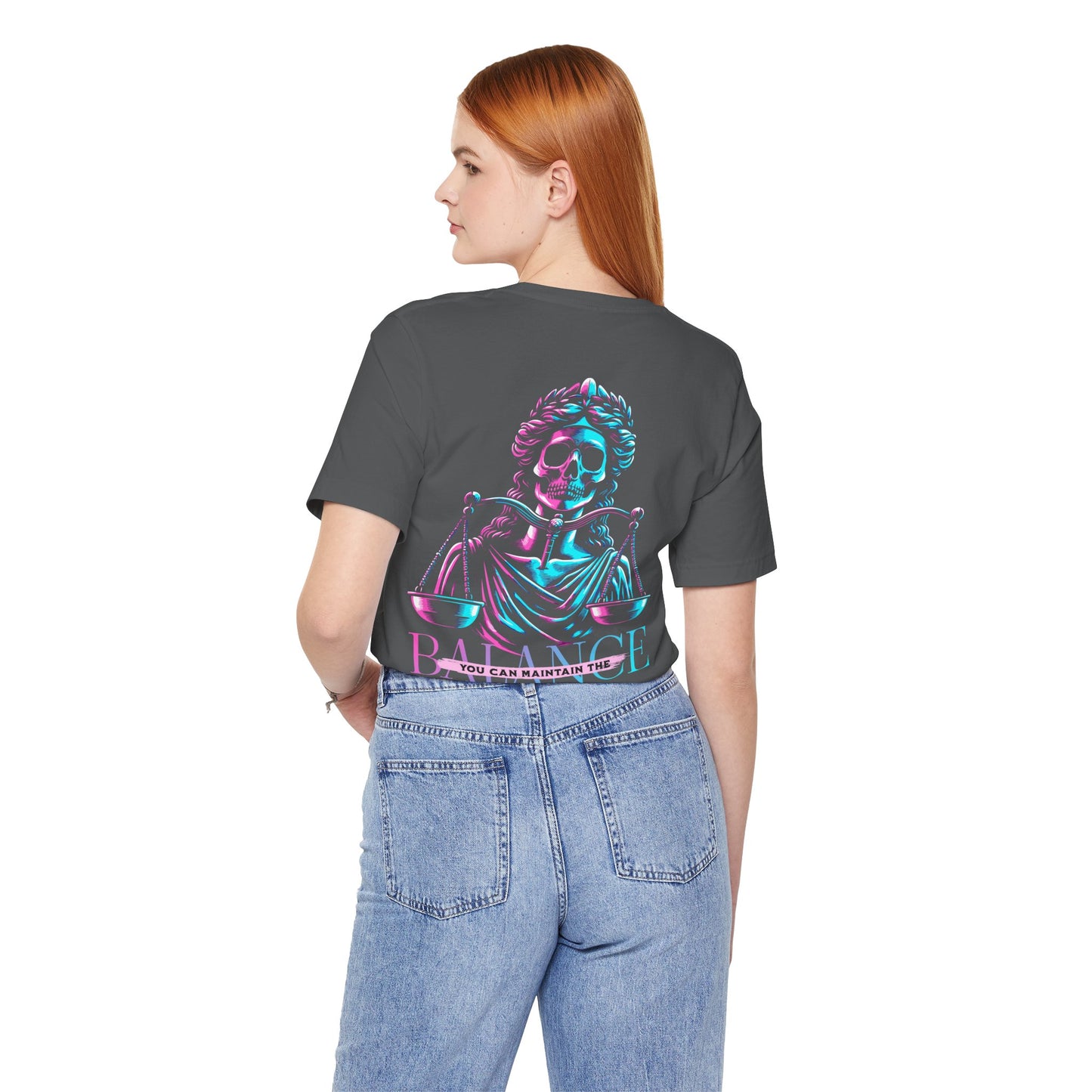 F&BPD - Unisex T-shirt - Maintain the Balance Tee – Mindfulness & Wellness Statement Shirt
