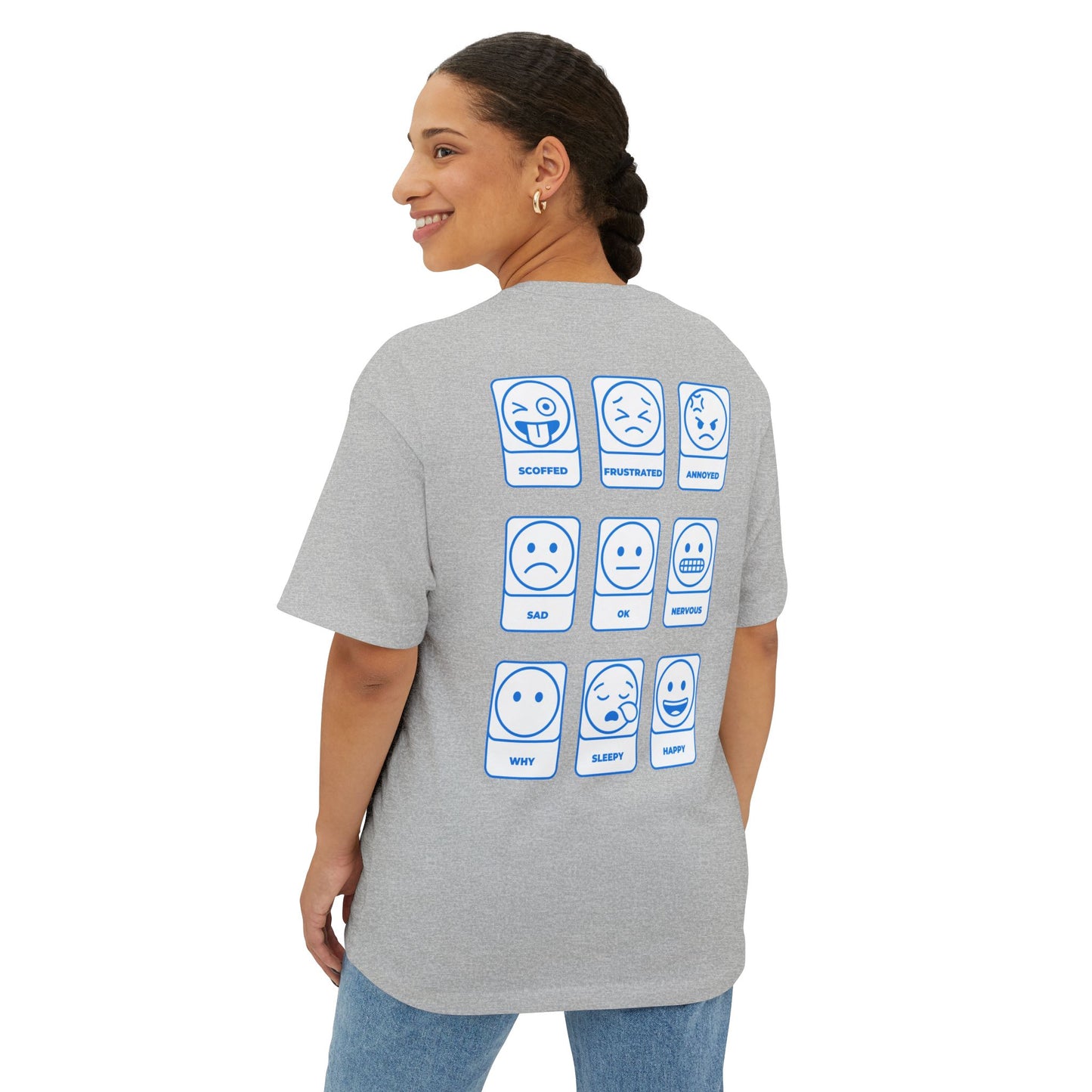F&BPD - Emotions Oversized Tee – Expression & Emotional Awareness Streetwear