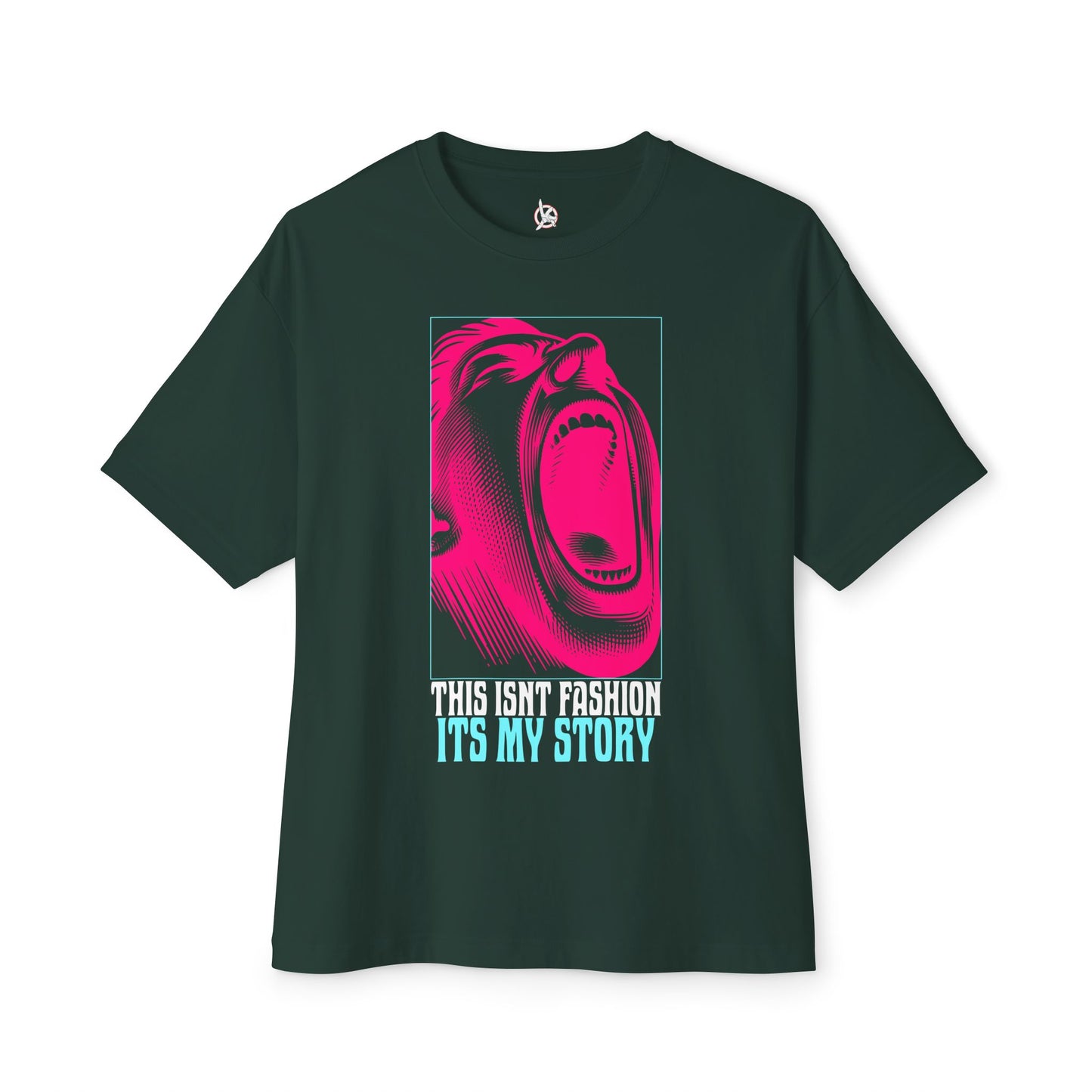 FPD - This Isn’t Fashion, It’s My Story Oversized Tee – Self-Expression Shirt