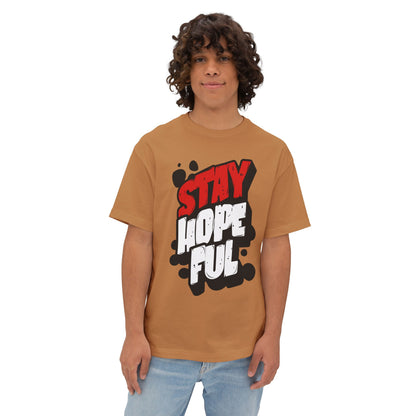 FPD - Stay Hopeful Oversized Tee — Light in Dark Times Statement Shirt