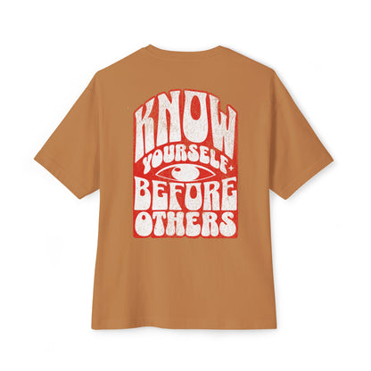 F&BPD - Know Yourself Before Others Oversized Tee – Self-Awareness Streetwear