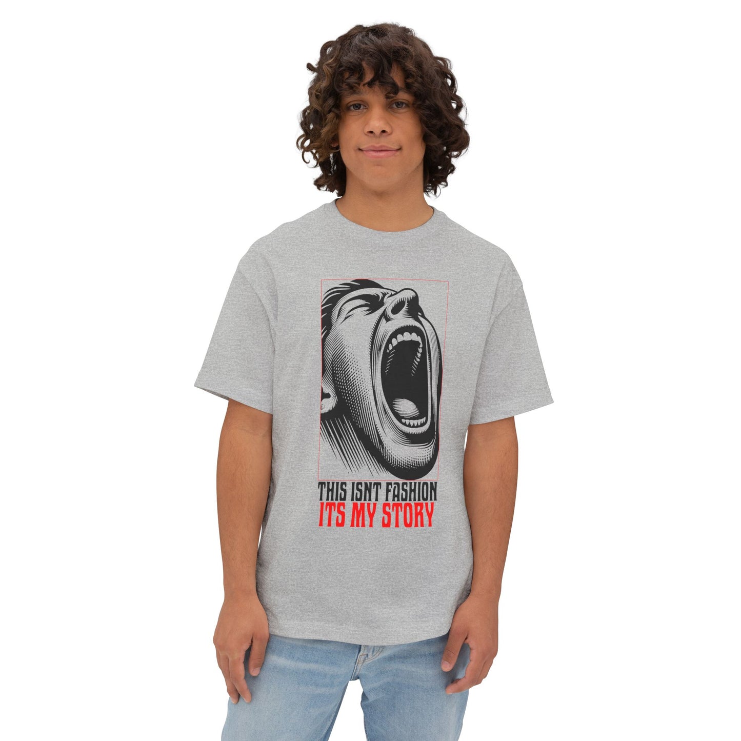 FPD - This Isn’t Fashion, It’s My Story Oversized Tee – Self-Expression Shirt