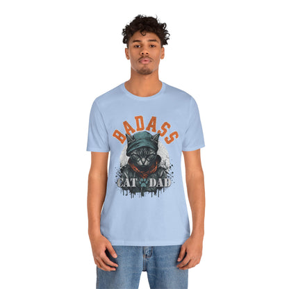 Badass Cat Dad Unisex T-Shirt – Funny Cat Lover Tee for Proud Pet Owners - FPD