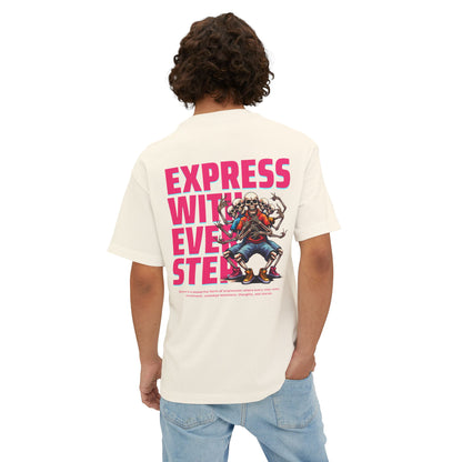 F&BPD - Express With Every Step Oversized Tee – Statement Streetwear