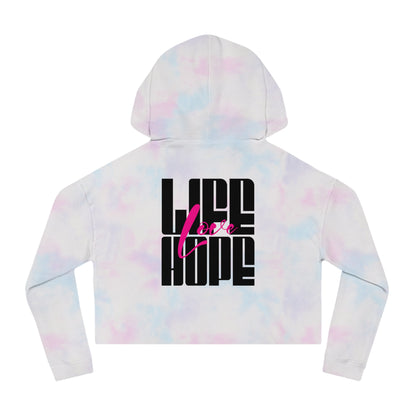 Love Life Hope - Love Life Hope Cropped Hoodie | Inspirational Streetwear