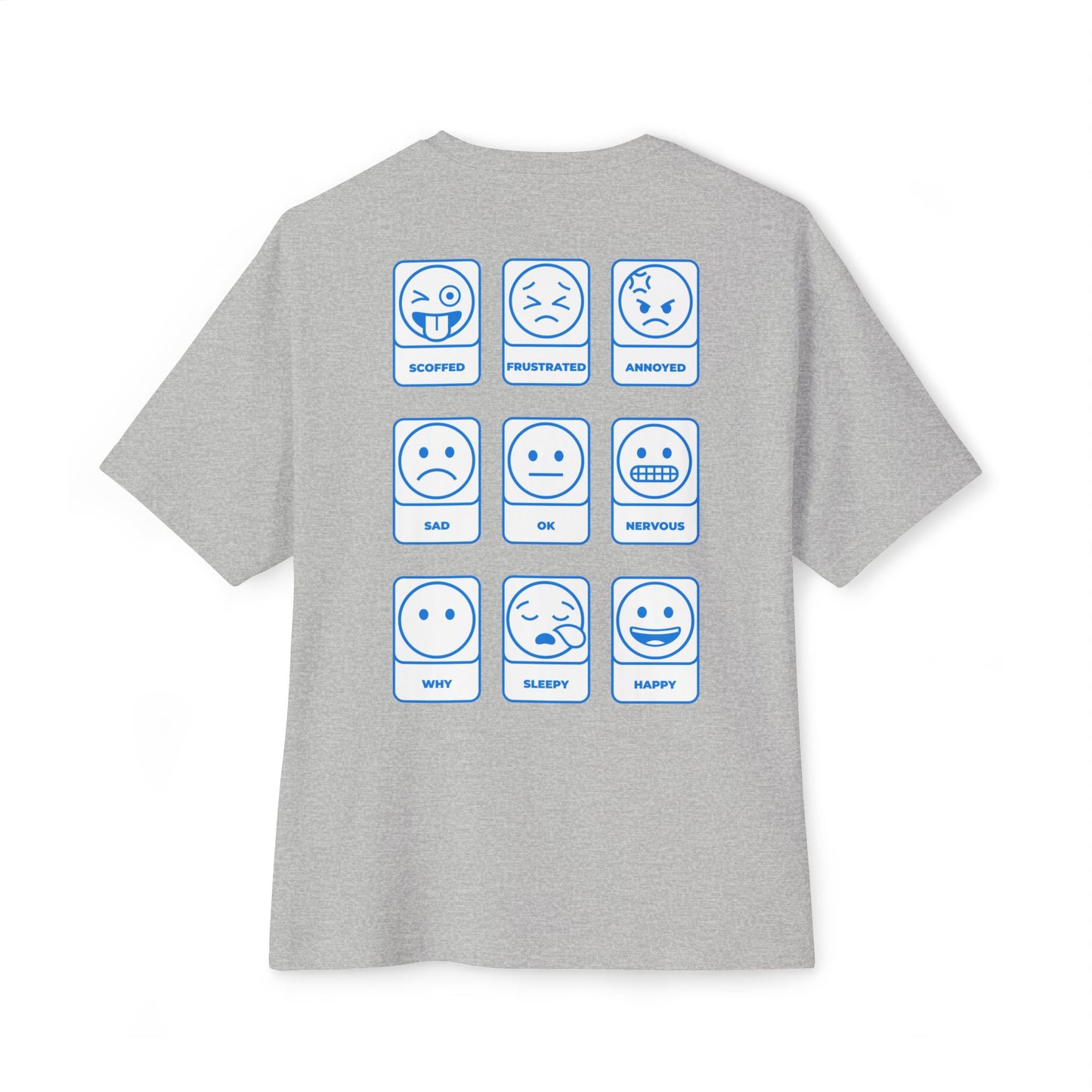 F&BPD - Emotions Oversized Tee – Expression & Emotional Awareness Streetwear