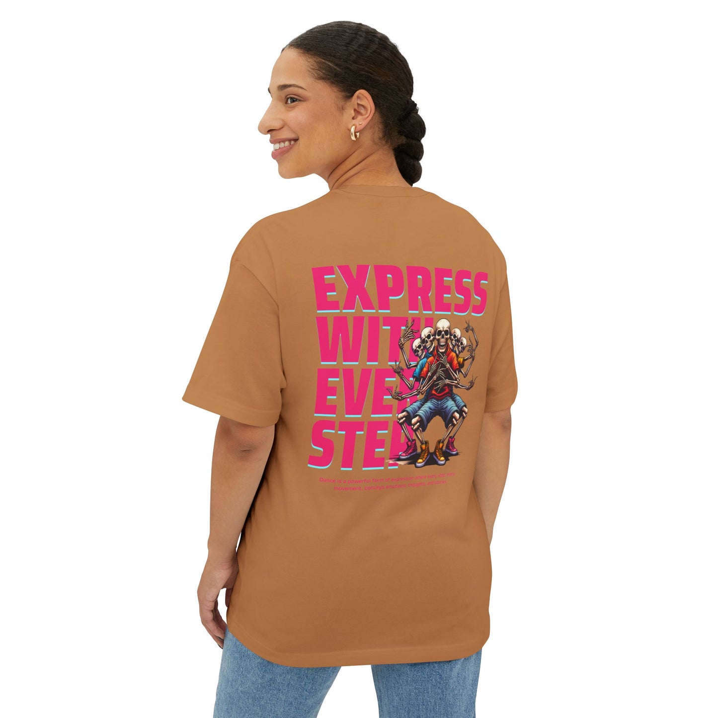 F&BPD - Express With Every Step Oversized Tee – Statement Streetwear