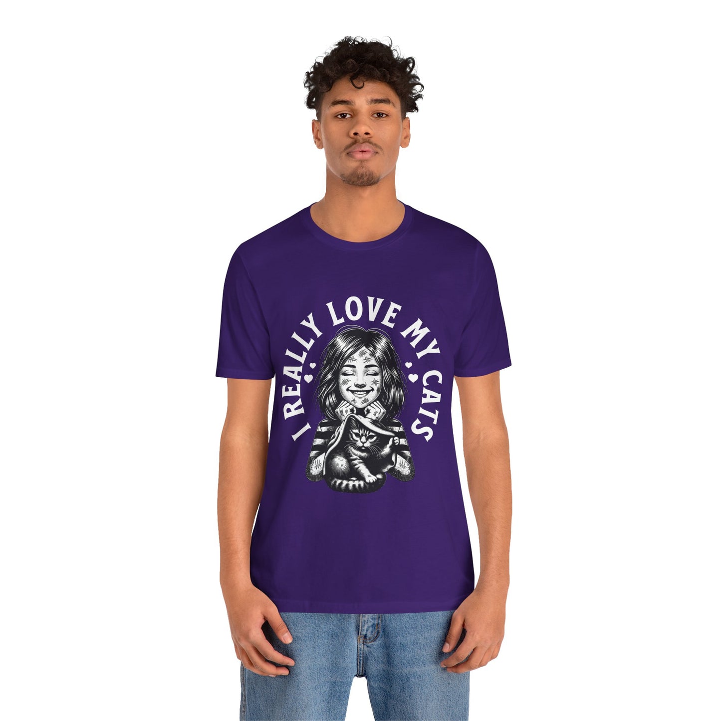 I Really Love My Cats T-Shirt | Cute Cat Lover Unisex Tee - FPD