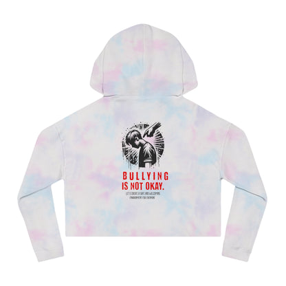 Bullying is NOT okay - Cropped Hooded Sweatshirt