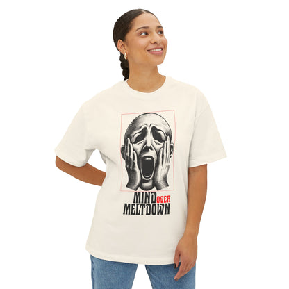 FPD - Mind Over Meltdown Oversized Tee — Mental Strength Statement Shirt