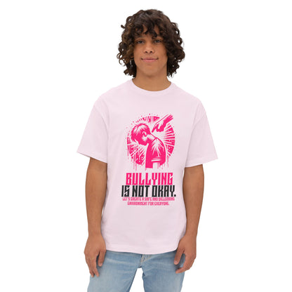 FPD - Bullying Is Not Okay Oversized Tee — Anti-Bullying Statement Shirt