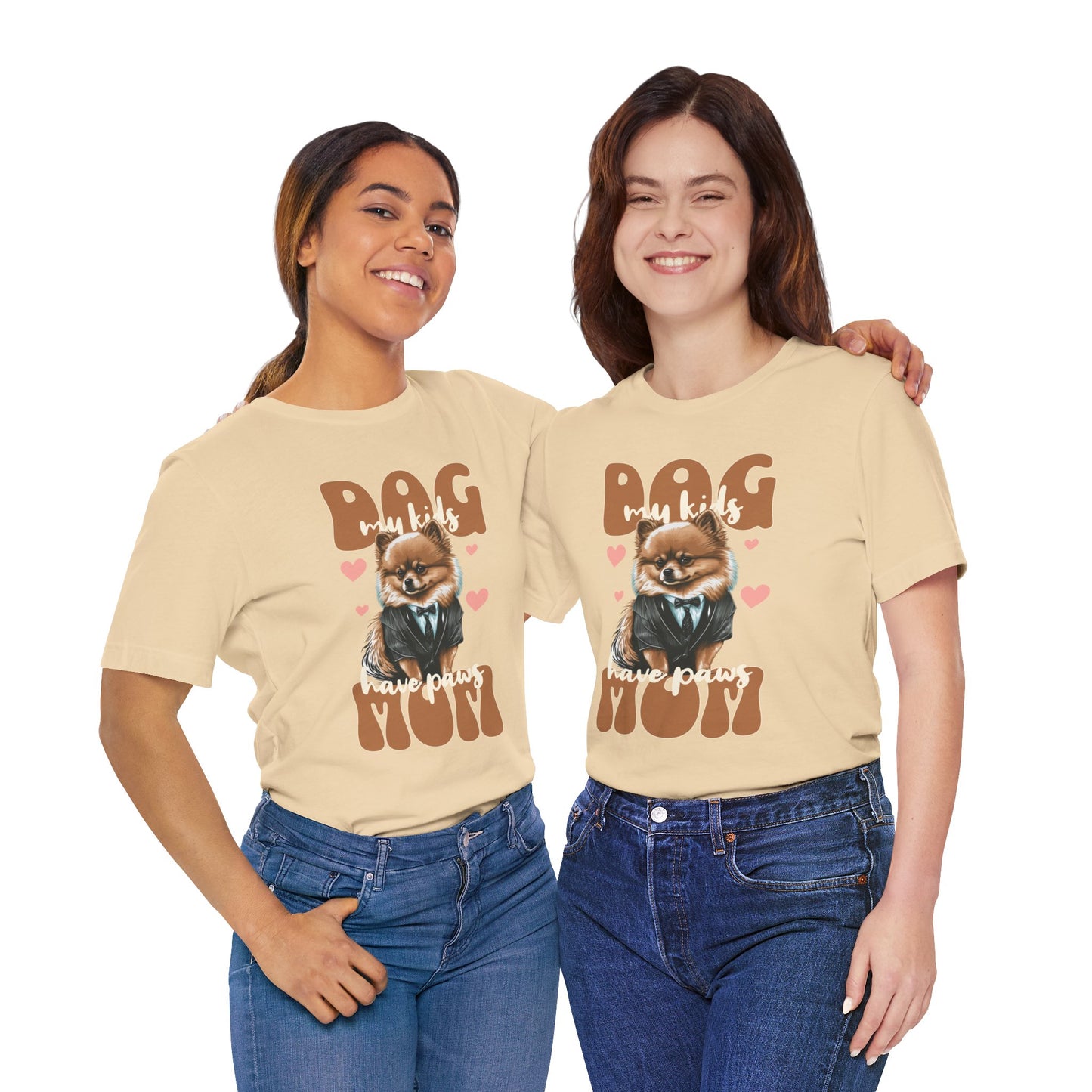 Dog Mom T-Shirt | Cute Pet Lover Unisex Tee - FPD