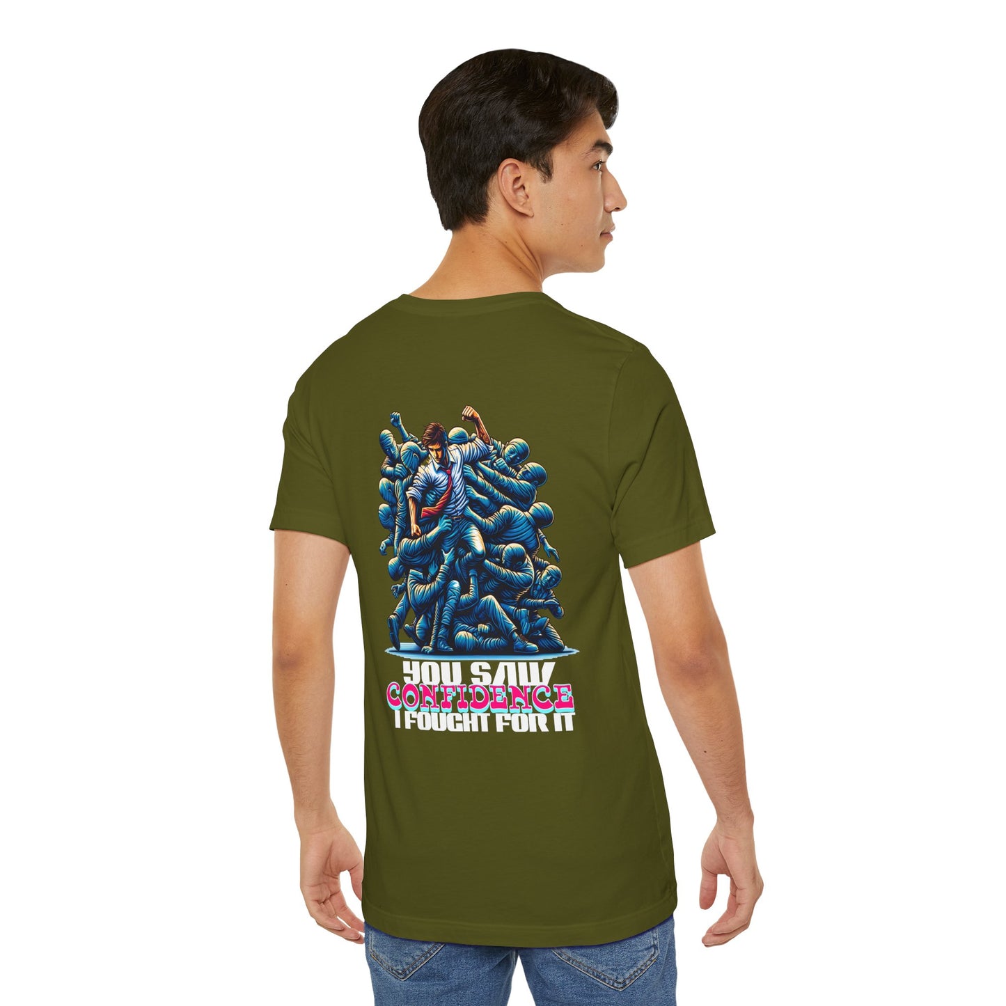 F&BPD - Unisex T-shirt - I Fought for Confidence Tee – Empowerment Statement Shirt