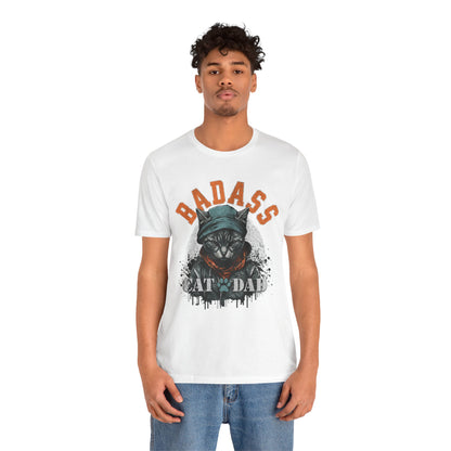 Badass Cat Dad Unisex T-Shirt – Funny Cat Lover Tee for Proud Pet Owners - FPD