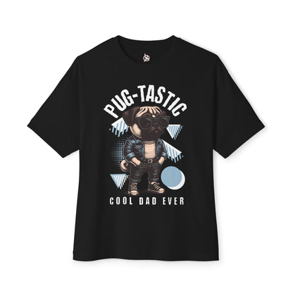 FPD - Pugtastic Oversized Tee – Playful Dog Lover Streetwear