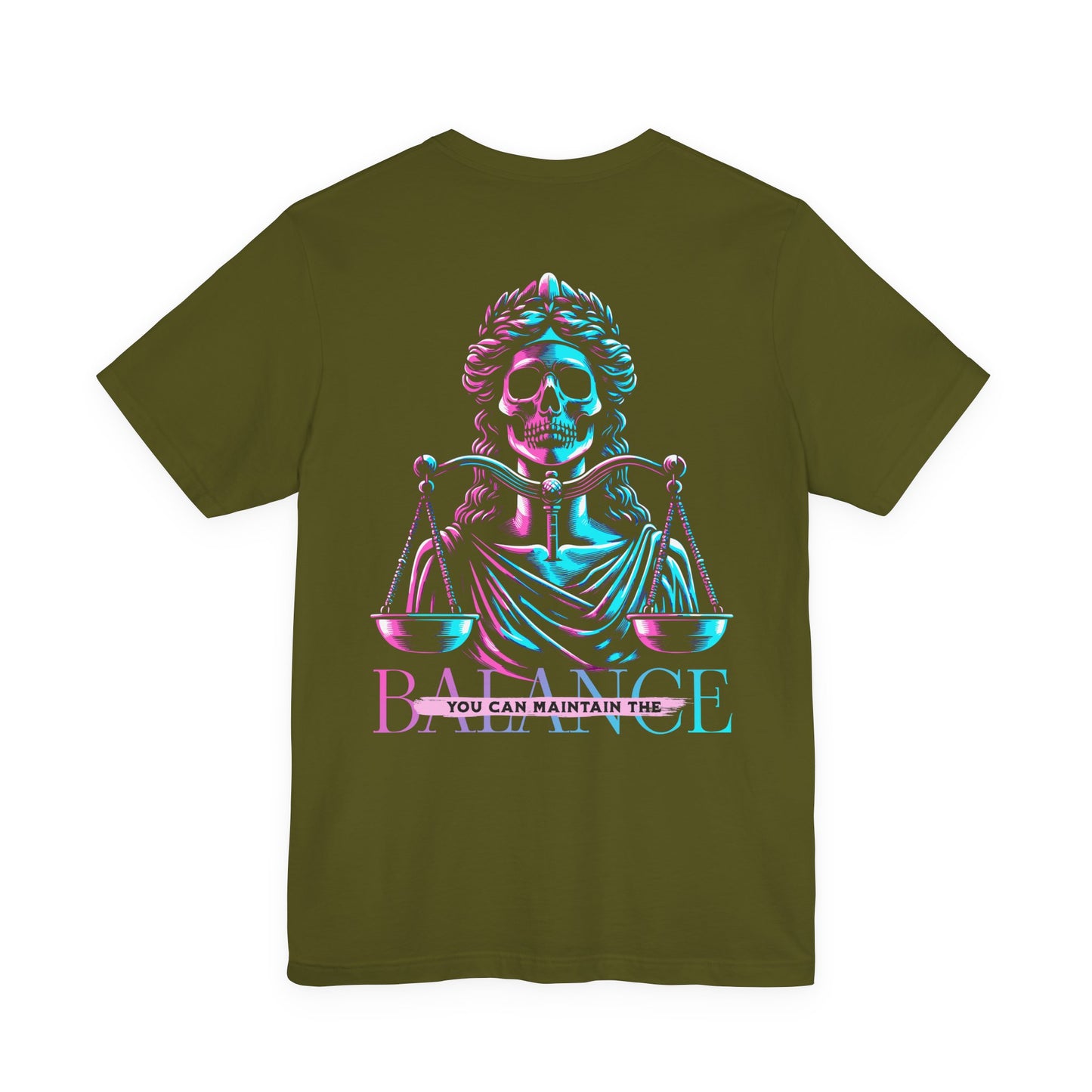 F&BPD - Unisex T-shirt - Maintain the Balance Tee – Mindfulness & Wellness Statement Shirt