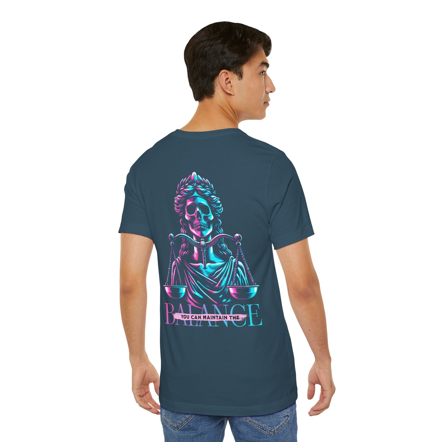 F&BPD - Unisex T-shirt - Maintain the Balance Tee – Mindfulness & Wellness Statement Shirt
