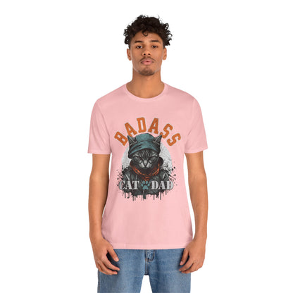 Badass Cat Dad Unisex T-Shirt – Funny Cat Lover Tee for Proud Pet Owners - FPD