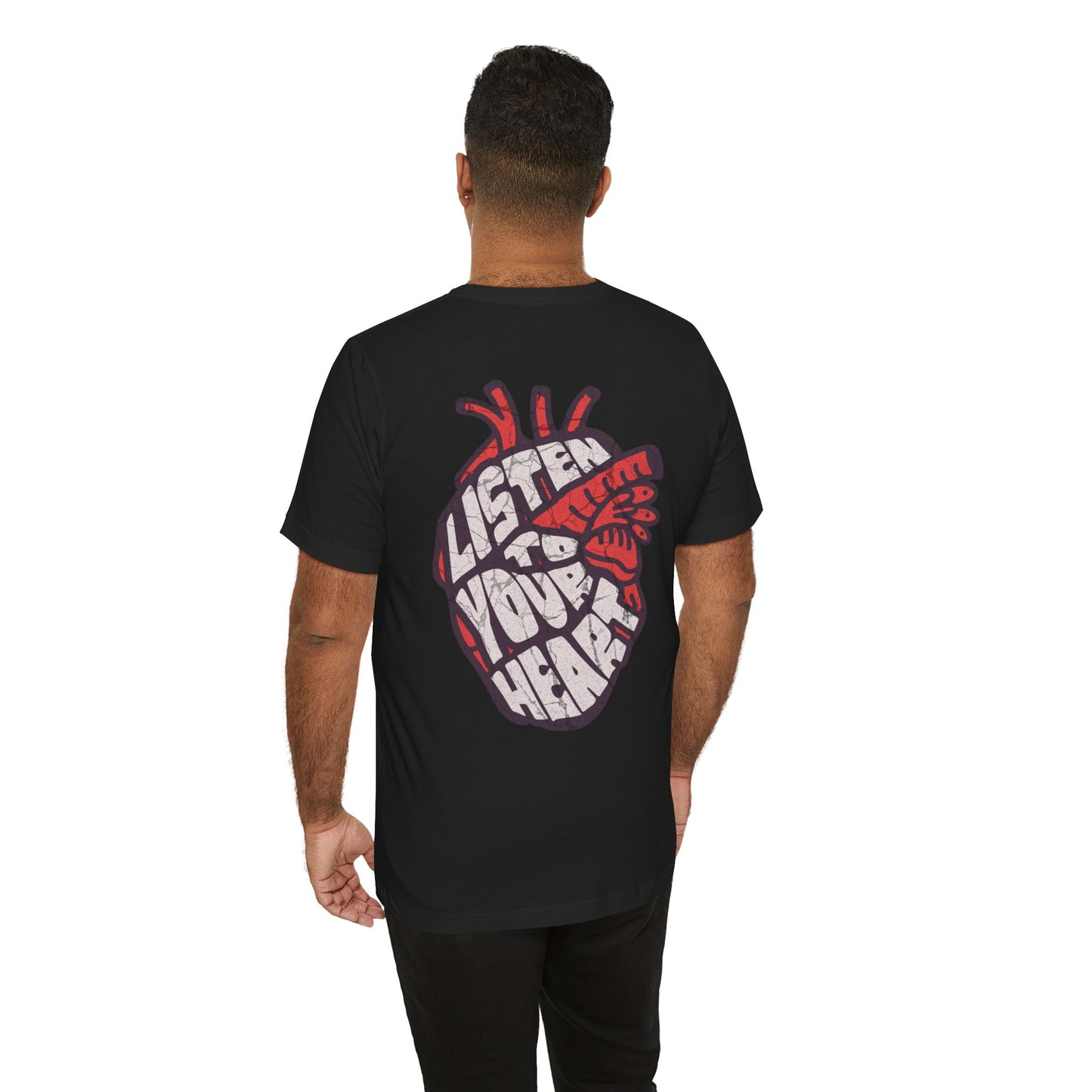 F&BPD - Unisex T-shirt - Listen to Your Heart Tee – Intuition & Emotion Statement Shirt