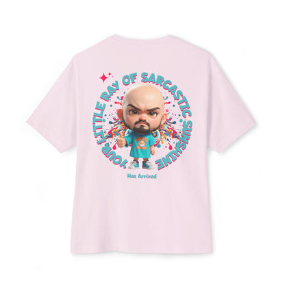 Your Little Ray of Sarcastic Sunshine Oversized Graphic Tee – BPD Humor Shirt