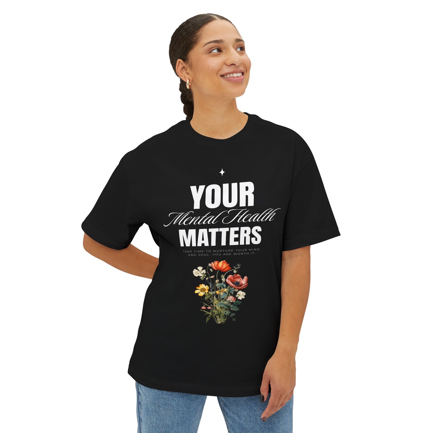 FPD - Your Mental Health Matters Oversized Tee – Support & Awareness Shirt