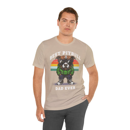 FPD - Unisex T-shirt - Best Pitbull Dad Ever Tee – Dog Lover Statement Shirt