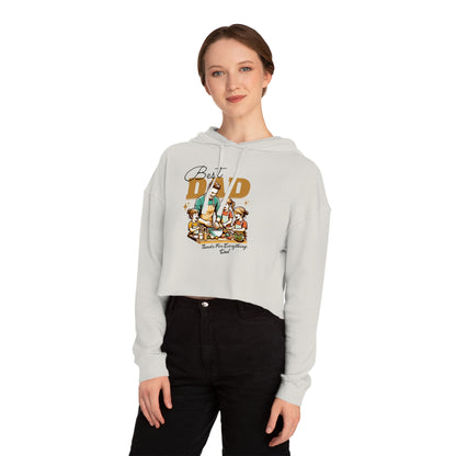 Best Dad Cropped Hoodie – Women’s Fit | Father’s Day Gift
