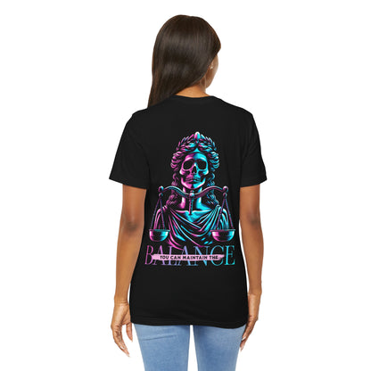 F&BPD - Unisex T-shirt - Maintain the Balance Tee – Mindfulness & Wellness Statement Shirt