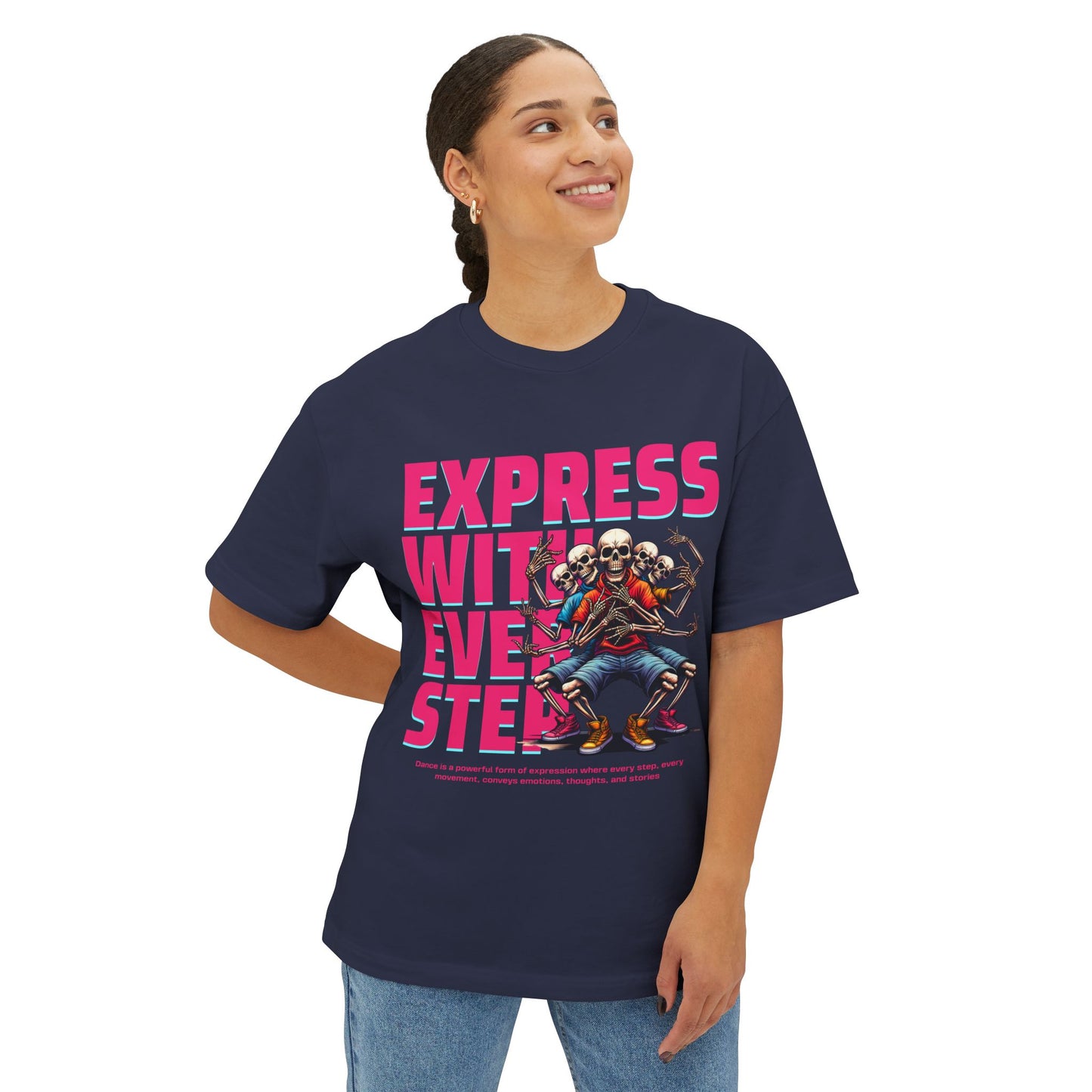 FPD - Express With Every Step Oversized Tee – Creative Confidence Shirt