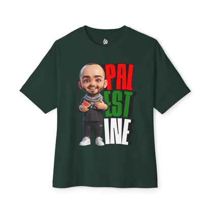 Palestine Watermelon Oversized Tee – Symbol of Resistance Graphic Shirt - FPD