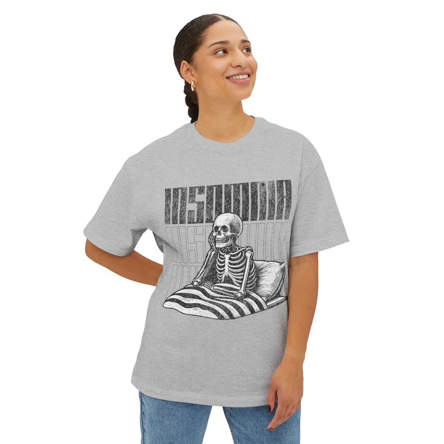 FPD - Insomnia Oversized Tee — Late Night Mind Battle Statement Shirt