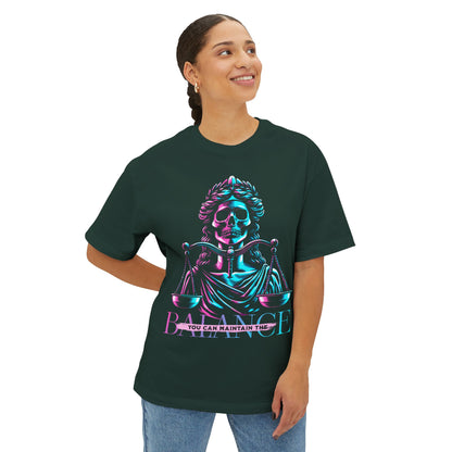 FPD - Maintain the Balance Oversized Tee – Wellness & Mindfulness Shirt