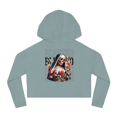 Blessed - Cropped Hooded Sweatshirt