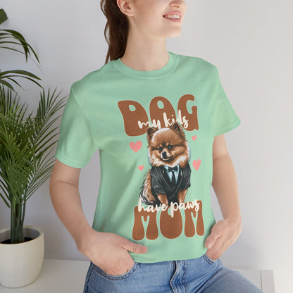 Dog Mom T-Shirt | Cute Pet Lover Unisex Tee - FPD