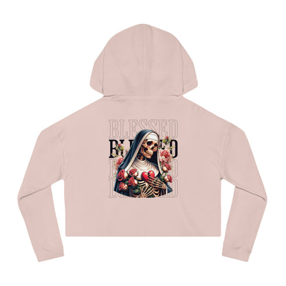 Blessed - Cropped Hooded Sweatshirt