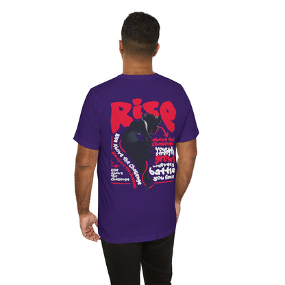 F&BPD - Unisex T-shirt - Rise Tee – Empowerment & Motivation Statement Shirt